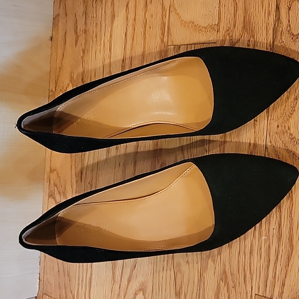 Jcrew black kitten heels